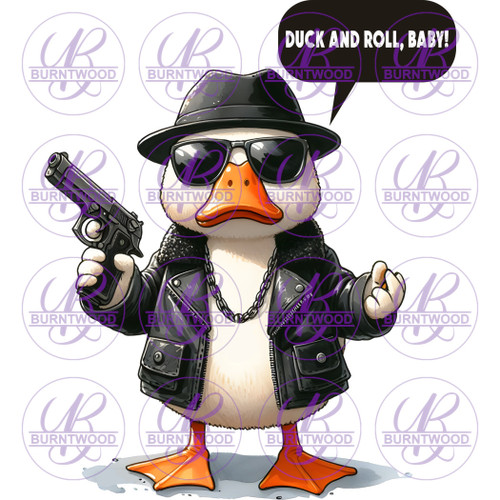 UV DTF Decal - Duck And Roll, Baby 7109