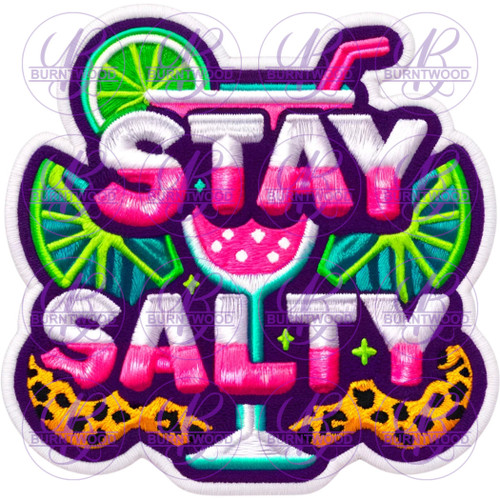 UV DTF Decal - Stay Salty 7204