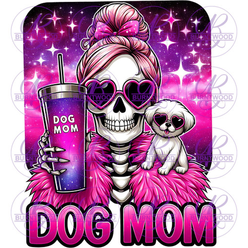 UV DTF Decal - Dog Mom 7338