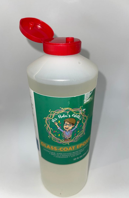 Mr. Nola's Glitter Glass-Coat Epoxy, Gallon Kit