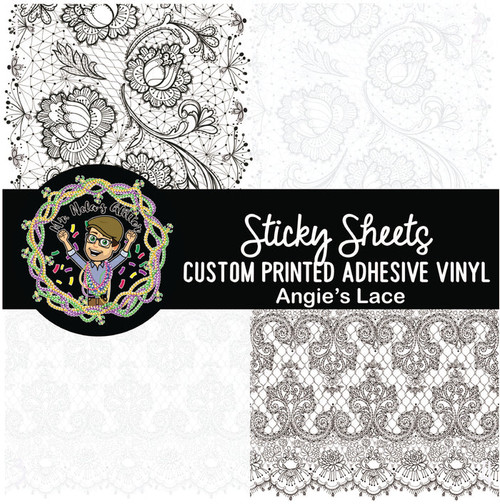 MNG Sticky Sheet - Angies Lace Pack - Peek-A-Boo