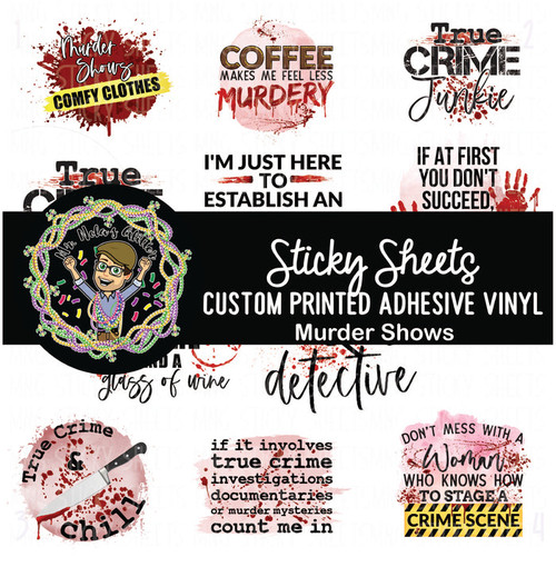 MNG Sticky Sheet - Murder Show Decal Sheet 1- Peek-A-Boo