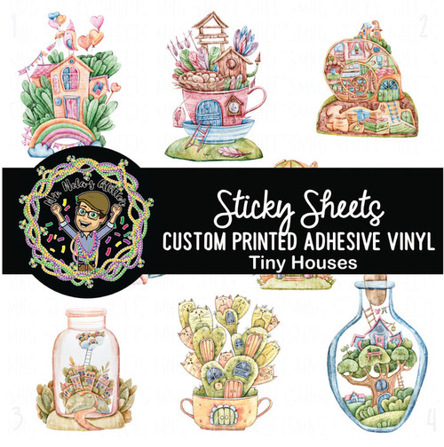 MNG Sticky Sheet - Tiny House Decal Sheet- Peek-A-Boo