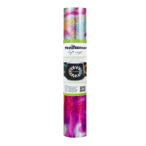 Teckwrap Pattern - Sparkle Rainbow Paint