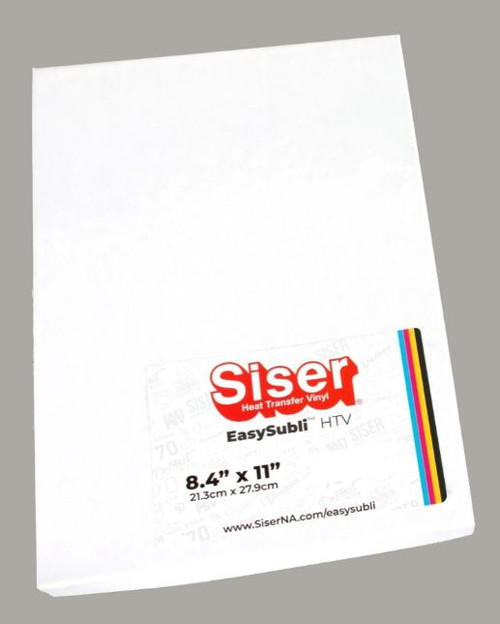 Siser EasySubli HTV Matte 8.5" x 11" Sheet