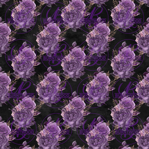 Purple Rose Seamless 0141