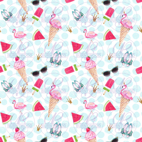 Popsicles & Icecream Seamless 2044