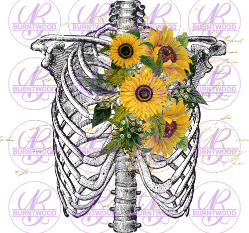 Floral Skeleton 0084