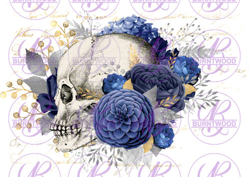 Floral Skull 0104