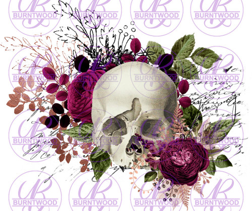 Floral Skull 0105