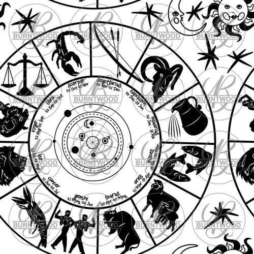 Astrology Seamless 0031