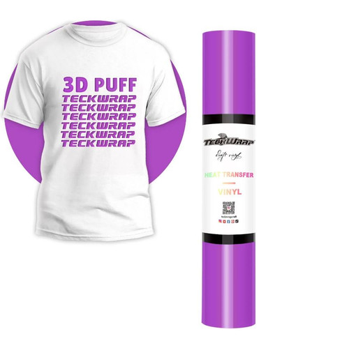 Teckwrap 3D Puff HTV - Purple