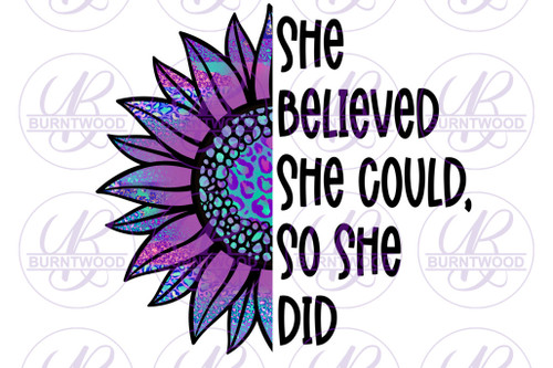 She Believed She Could So She Did 0579