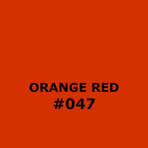 Oracal 651 Vinyl, Orange Red #047, Alberta Canada