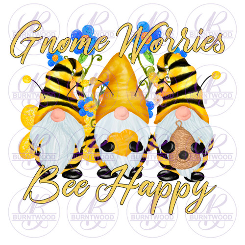 Gnome Worries Bee Happy 0988