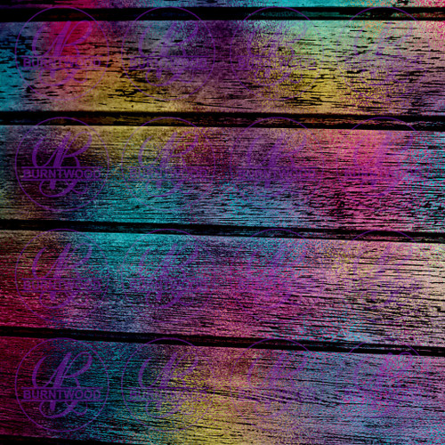 Rainbow Stained Wood 2280