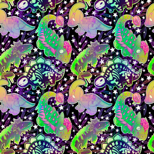Hex Reject - Dino Mashup 2 Seamless 3516