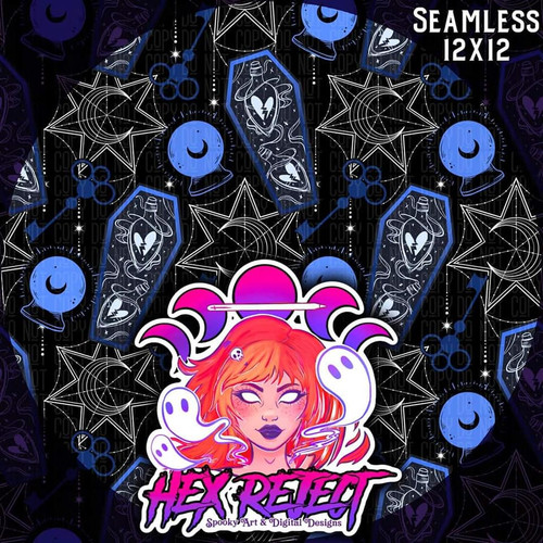 Hex Reject - Protect Your Peace Seamless 3629