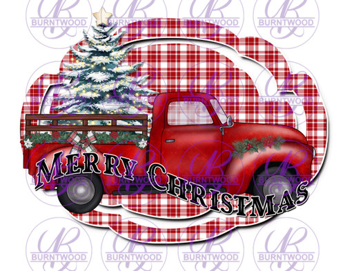 Merry Christmas Truck 1958