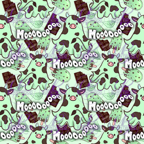 Hex Reject - Boo Cow Chocolate Mint Seamless 4003