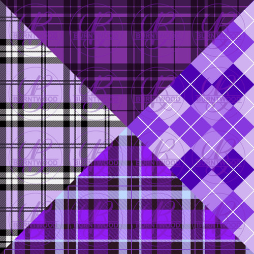 V4 Split Series - Purple Plaid 0070 (4312, 4320, 4314, 4308)