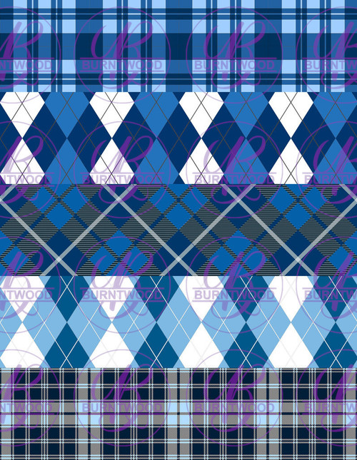 5 - Split Series - Blue Plaid 1117 (4325, 4331, 4333, 4340, 4338)