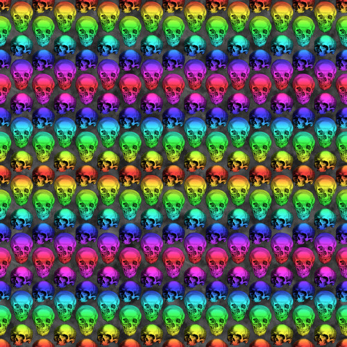 Rainbow Skulls 3708