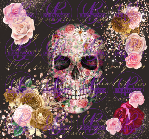 Floral Skull 20/30oz Wrap 5279