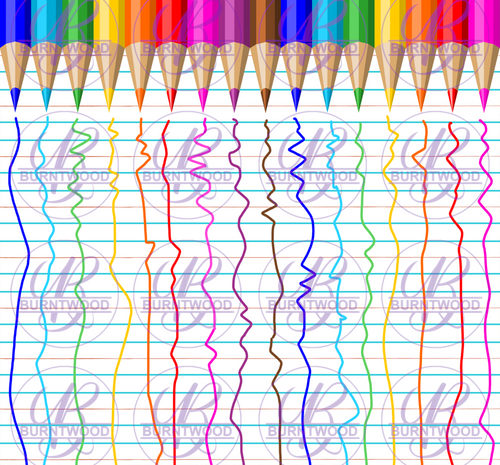 Colorful Pencils 20/30oz Wrap 6091