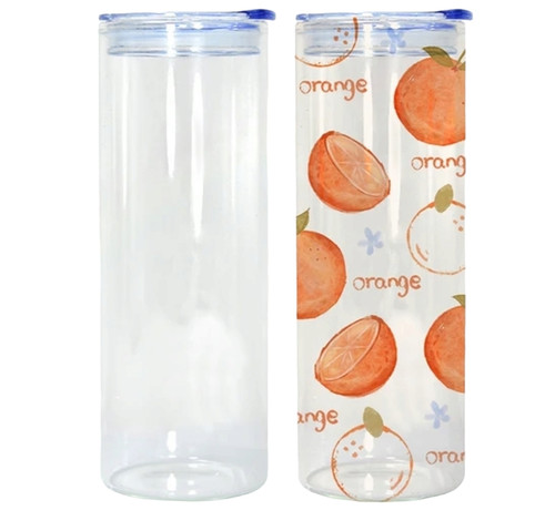 25oz Sublimation Glass Skinny - Clear