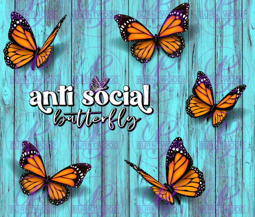 Anti Social Butterfly 20/30oz Wrap 5637