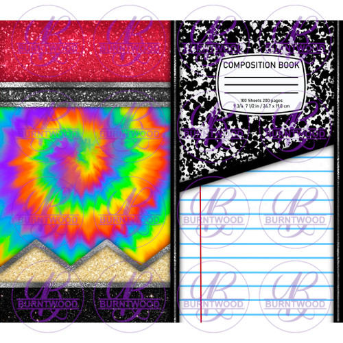 Rainbow Composition Notebook 20/30oz Wrap 6813