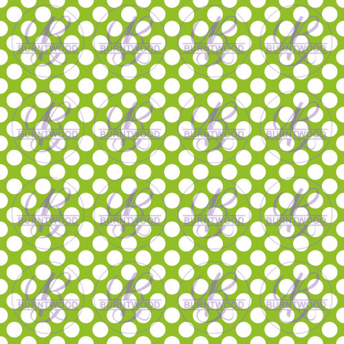 Green and white Dots 3859