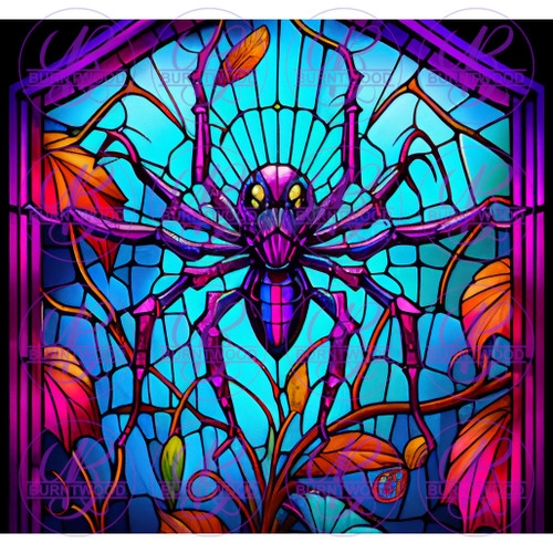 Stained Glass Spider 20/30oz Wrap 7005
