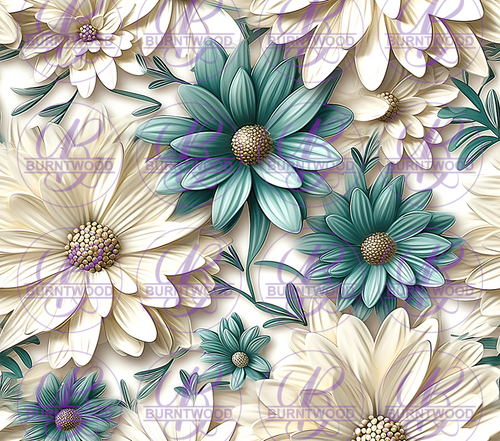 3D Floral 7877