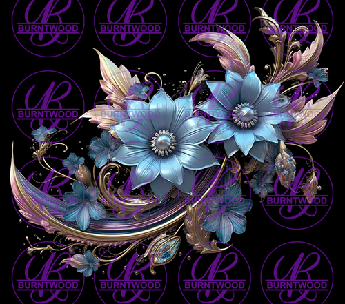 3D Floral 8004