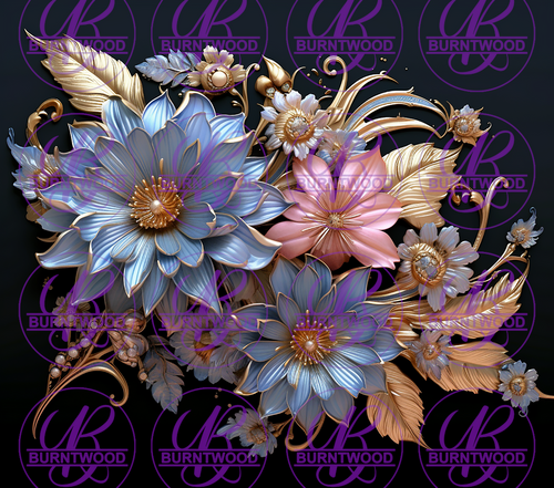3D Floral 8005