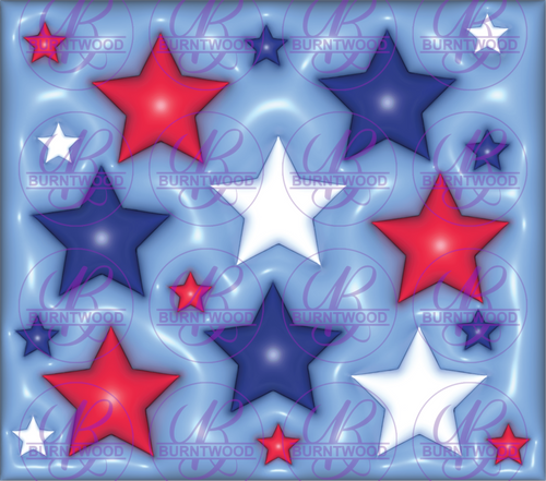 Red, White and Blue Stars 8273