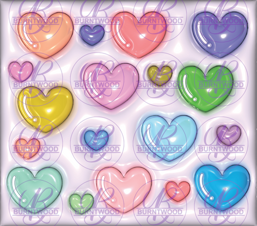 Rainbow Hearts 8244
