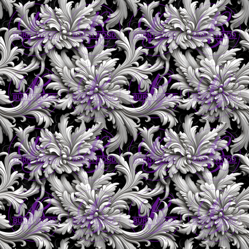 Monochrome Seamless Pattern 8148