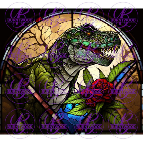 T-Rex Stained Glass