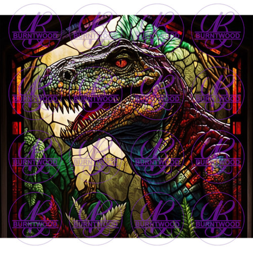 Stained Glass T-Rex 8598