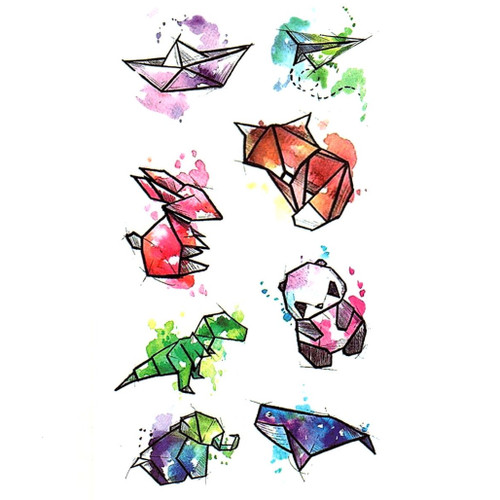 Origami Watercolor Multi 179, 2.5"x4"