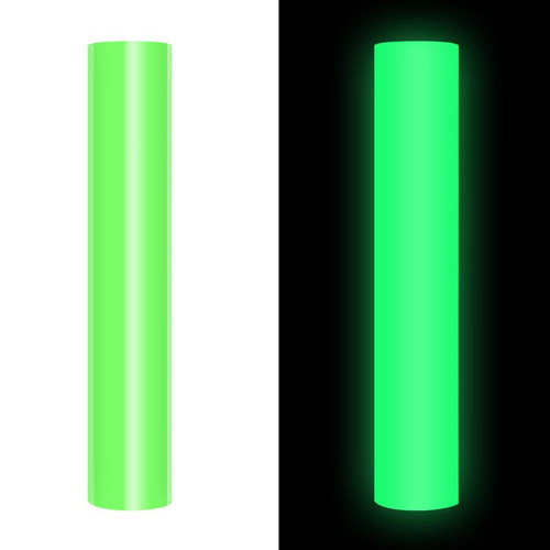 Teckwrap Glow In The Dark HTV - Neon Green
