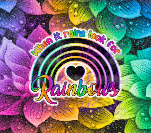 When It Rains Look For Rainbows 9424