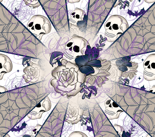 Floral Skull 8994