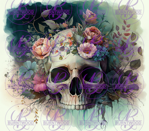 Floral Skull 7667