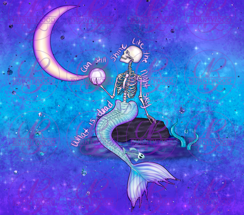 Skeleton Mermaid 9024