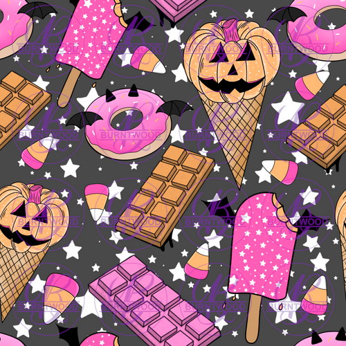 Spooky Sweets Seamless 9305