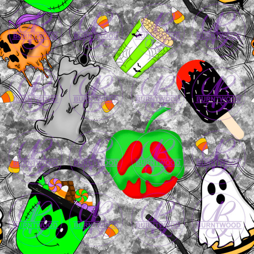 Digital - Spooky Seamless 8654